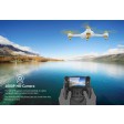 HUBSAN H501S X4 FPV GPS 1080P, Follow Me & Headless mode BLANC
