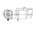 Moteur brushless Protronik DM2625P Kv950 500w 