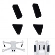 Extensions de trains d’atterrissages en silicone noir DJI Mavic Pro