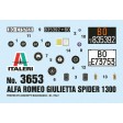 1/24e Italeri Giulietta Spider 1600