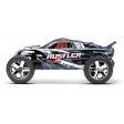 Traxxas Rustler Bleu 4x2 BRUSHED 1/10e + Accu/Chargeur