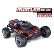 Traxxas Rustler 4x2 BL-2S HD Clipless 1/10e Rouge Accu + Chargeur SUR-COMMANDE