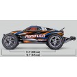 Traxxas Rustler 4x2 BL-2S HD Clipless 1/10e Verte SUR-COMMANDE