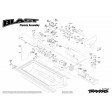 Traxxas BLAST Orange Offshore brushed avec accus/chargeur 12V