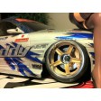 3 racing Disques de frein rouge Tuning 1/10e