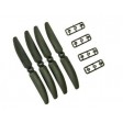 Hélices GEMFAN 6030 / 6x3’’ noir sens anti horaire