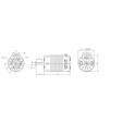Moteur XERUN 4268SD-1900KV BLACK G2 1/8e