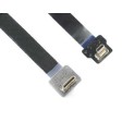 Câble blindé Super Soft Mini HDMI vers Micro HDMI 30CM Noir