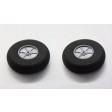 Roues mousses légères d'avions 80x24x4mm