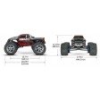 Traxxas REVO 3.3 BLEU - 4x4 - 1/10e NITRO - TELEMETRIE - TSM
