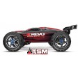 Traxxas E-Revo brushless rouge TSM WIRELESS+TELEMETRIE sans accu/chargeur