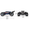 Traxxas E-Revo brushless TSM WIRELESS+TELEMETRIE sans accu/chargeur