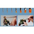 Jeu de 7 Pinceaux Master Tools maquette