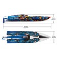 Traxxas SPARTAN Rouge TSM sans accus/chargeur