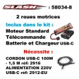 Traxxas SLASH 4x2 Brushed Orange 1/10e - Prête à rouler