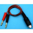 Cordon de charge bananes 4mm vers Multiplex DIN