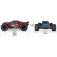 Traxxas Rustler 4x4 Vert Brushed TQ ID LED 1/10e Prête à rouler