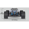 Traxxas Rustler 4x4 ULTIMATE EDITION 1/10e Bleu SUR-COMMANDE