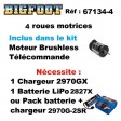 Traxxas BigFoot 4X4 BL-2S HD Clipless 1/10e SUR-COMMANDE