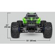 Traxxas Stampede 4x4 Brushless 2S + HD PARTS Vert