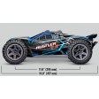 Traxxas Rustler 4x4 BL-2S HD 1/10e Bleu SUR-COMMANDE