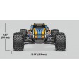Traxxas Rustler 4x4 VXL 3S HD 1/10e Rouge SUR-COMMANDE