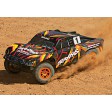Traxxas SLASH 4x4 Brushed TQ iD Orange 1/10e - Accu+Chargeur 12v