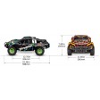 Traxxas SLASH 4x4 Brushed TQ iD Orange 1/10e - Accu+Chargeur 12v