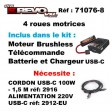 Traxxas E-Revo VXL 1/16e Violet + Accu/Chargeur USB SUR-COMMANDE