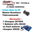 Traxxas Ford Fiesta ST RALLY BL-2S Bleu 1/10 Sans accu/chargeur