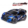 Traxxas Ford Fiesta ST RALLY BL-2S Bleu 1/10e Accu + Chargeur