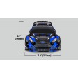 Traxxas Ford Fiesta ST RALLY BL-2S Bleu 1/10 Sans accu/chargeur