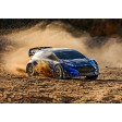 Traxxas Ford Fiesta ST RALLY BL-2S Bleu 1/10 Sans accu/chargeur