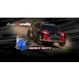 Traxxas Ford Fiesta ST RALLY BL-2S Bleu 1/10 Sans accu/chargeur