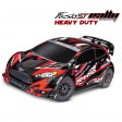 Traxxas Ford Fiesta ST RALLY BL-2S Rouge 1/10e Accu + Chargeur