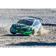 Traxxas Ford Fiesta ST RALLY VXL Vert Clipless 1/10 SUR-COMMANDE