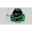 Traxxas Ford Fiesta ST RALLY VXL Orange Clipless 1/10 SUR-COMMANDE