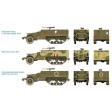 1/72e Italeri 2x Halftrack M3A1