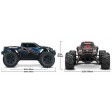 Traxxas X-MAXX 8S 4X4 - BRUSHLESS - WIRELESS - ID - TSM Rouge X