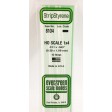 8104-Evergreen 10 Baguettes rectangulaires 355x0,28x1,09mm HO SCALE