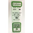8204-Evergreen 10 Baguettes rectangulaires 355x0,56x1,09mm HO SCALE