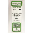 8410-Evergreen 10 Baguettes rectangulaires 355x1,09x2,94mm HO SCALE