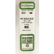 8412-Evergreen 10 Baguettes rectangulaires 355x1,09x3,43mm HO SCALE