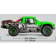 Traxxas UDR Unlimited Desert Racer 4X4 VXL LED TSM 1/7e VERT SUR-COMMANDE