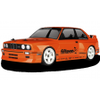 HPI RS4 SPORT 3  BMW M3 E30 RTR