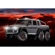 Traxxas TRX-6 Mercedes Benz G 63 AMG 6X6 Clipless Gris SUR-COMMANDE