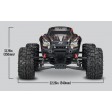 Traxxas X-MAXX 8S 4X4 - BRUSHLESS - WIRELESS - ID - TSM Rouge X