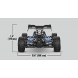 Traxxas Jato 4x4 BL-2s Noir 1/10e SUR-COMMANDE