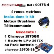 Traxxas Stampede 4x4 VXL 3S + HD PARTS Orange