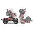 Traxxas Stampede 4x4 VXL 3S + HD PARTS Rouge